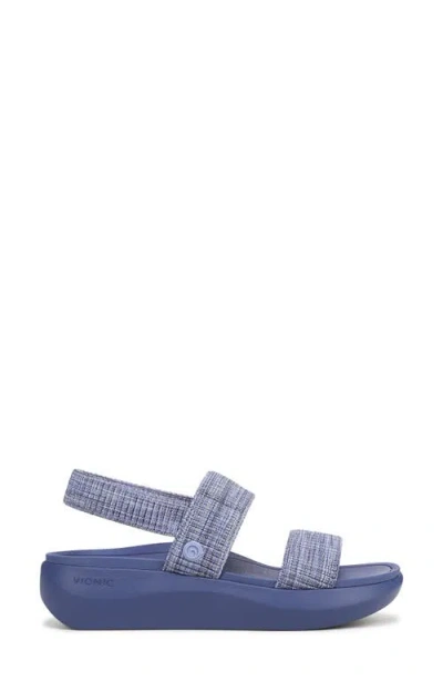 Vionic Sky Wedge Sandal In Animal Print