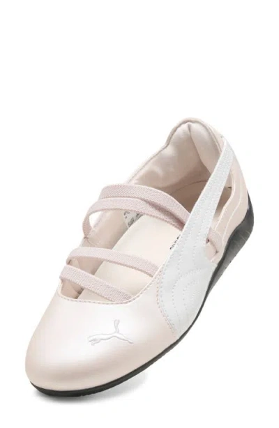 Puma Speedcat Cut-out Ballet Flats In Pink
