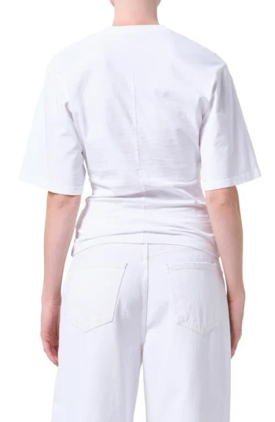 Agolde Storey Drape Tee In Pattern