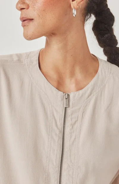 Splendid Clea Bomber Jacket In Neutral