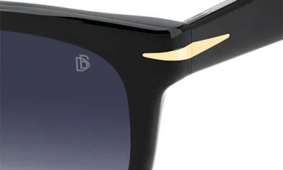 David Beckham Eyewear 53mm Rectangular Sunglasses In Black