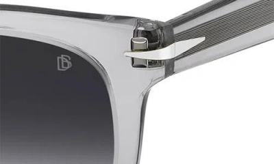 David Beckham Eyewear 53mm Rectangular Sunglasses In White