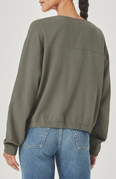 Splendid Clea Bomber Jacket In Green