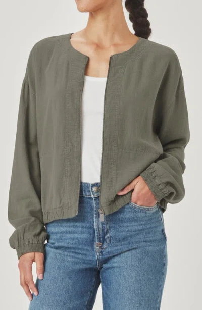 Splendid Clea Bomber Jacket In Green