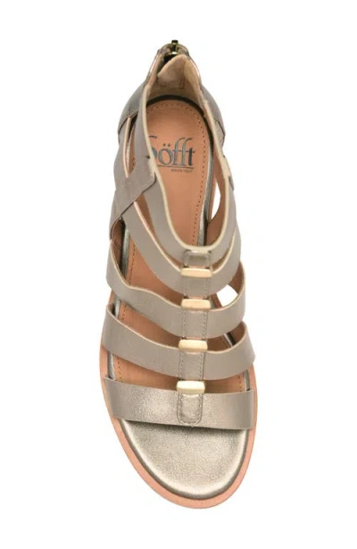 Söfft Sofft Coco Sandal In Gray
