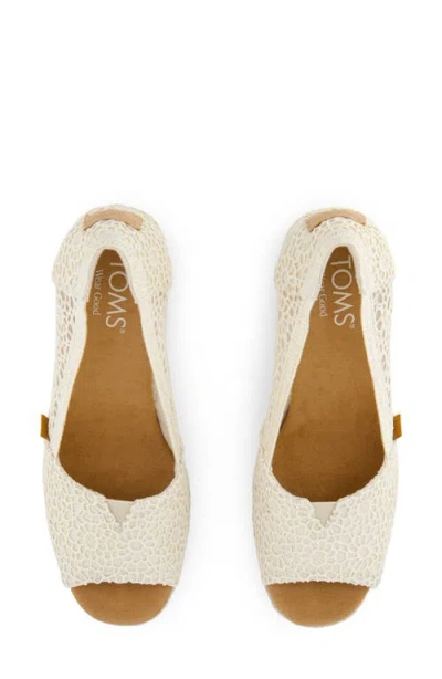 Toms Essential Wedge Sandal In White