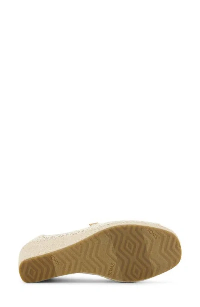 Toms Essential Wedge Sandal In White