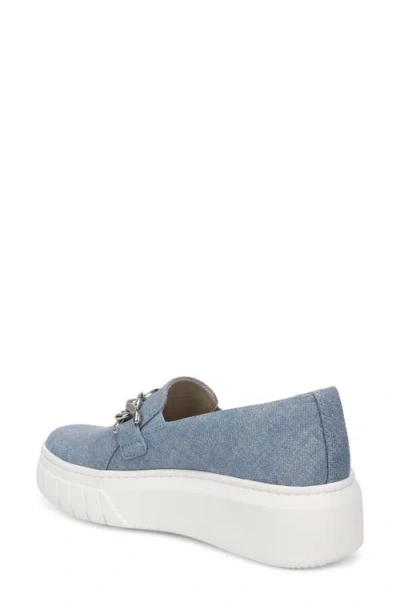 Naturalizer Wide Width Daphne Platform Slipon Sneaker In Blue