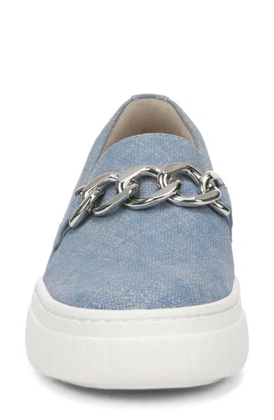 Naturalizer Wide Width Daphne Platform Slipon Sneaker In Blue