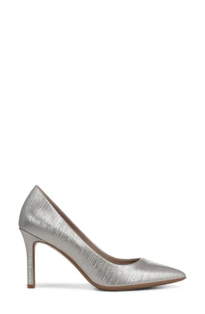 Naturalizer Anna Pointed Toe Pump In Silver