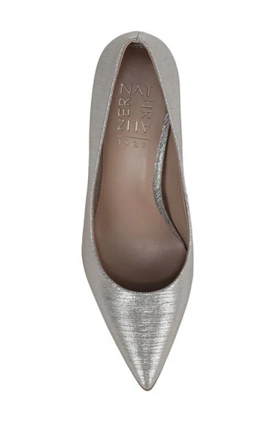 Naturalizer Anna Pointed Toe Pump In Silver