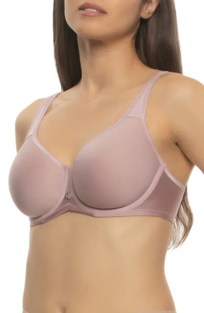 Felina Celestial Full Coverage Underwire Bra In Pink