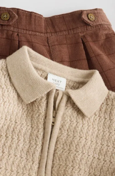 Next Pullover & Pants Set In Brown
