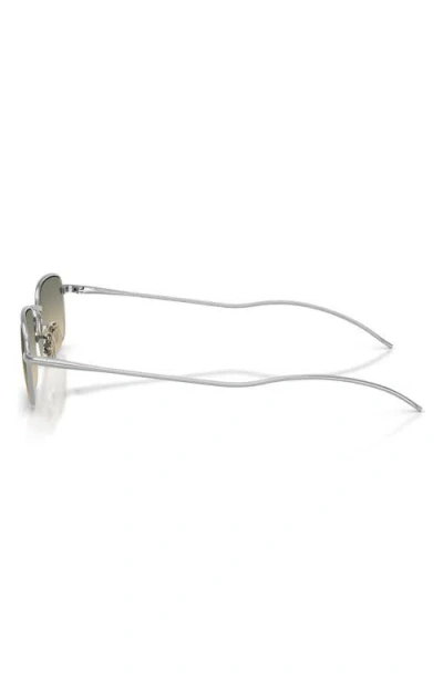 Oliver Peoples Tk-14 53mm Rectangular Sunglasses In Brown
