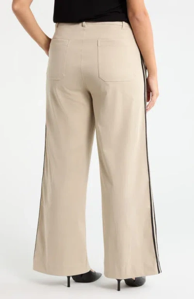 Lyssé Lysse Brinne Side Stripe Pull-on Pants In Neutral