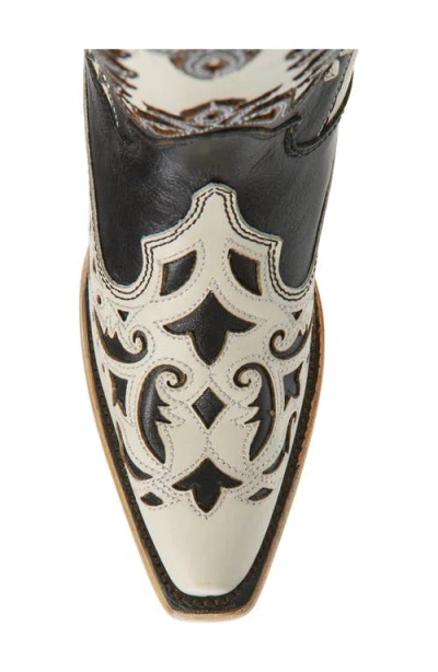 Corral Stud & Overlay Western Boot In Multi