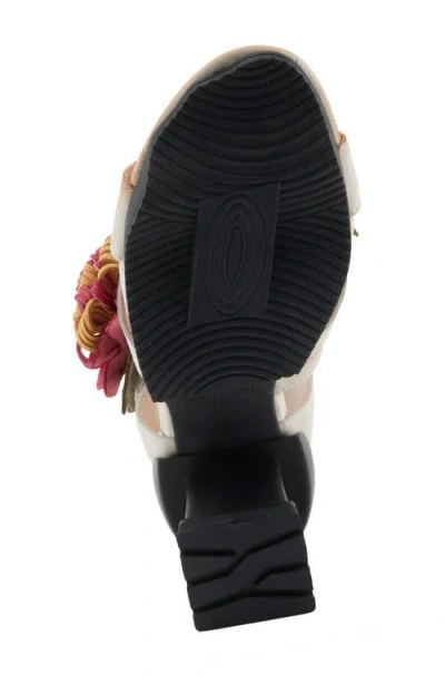 L'artiste By Spring Step Hooked Ankle Strap Sandal In Multi