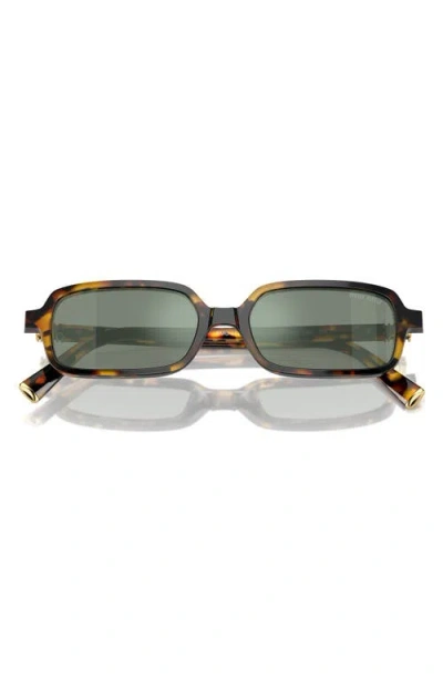 Miu Miu 51mm Rectangular Sunglasses In Multi
