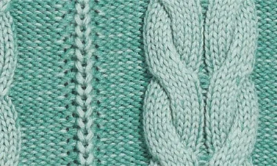 Pendleton Cable Cotton Cardigan In Blue