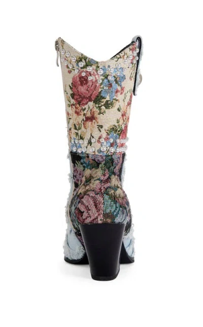Azalea Wang Akari Block Bootie In Multi
