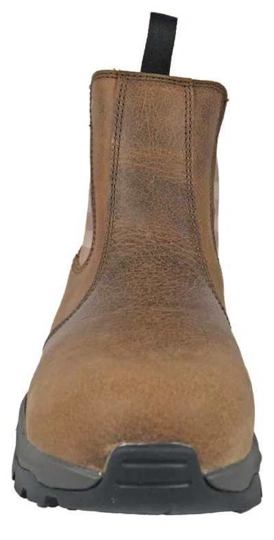 Hoss Boot Company Hoss Old Glory Distressed Composite Toe Work Boot In Brown
