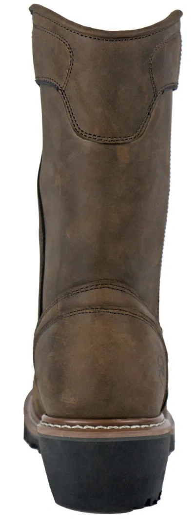 Hoss Boot Company Hoss Buford Logger Pull On Composite Toe Work Boot In Brown