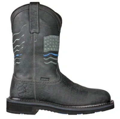 Hoss Boot Company Hoss Rushmore Composite Toe Puncture Resistant Work Boot In Black