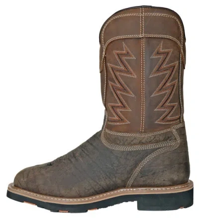 Hoss Boot Company Hoss Fracker Composite Toe Met Guard Work Boot In Brown