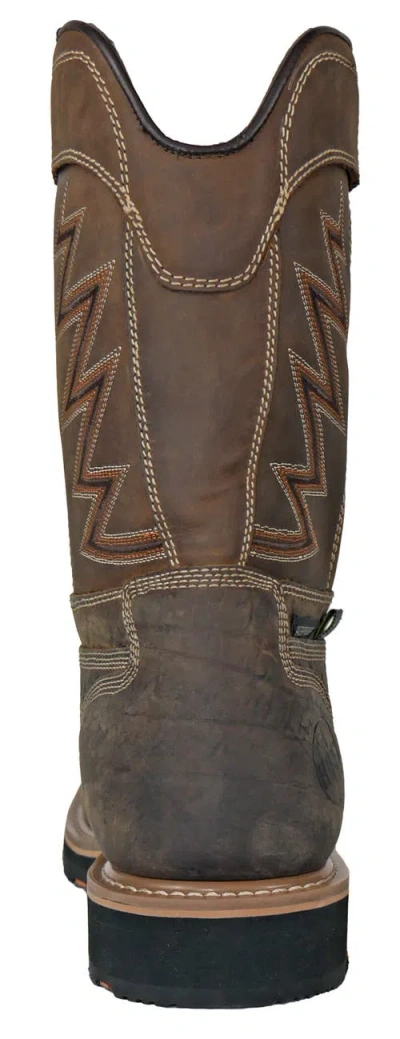 Hoss Boot Company Hoss Fracker Composite Toe Met Guard Work Boot In Brown