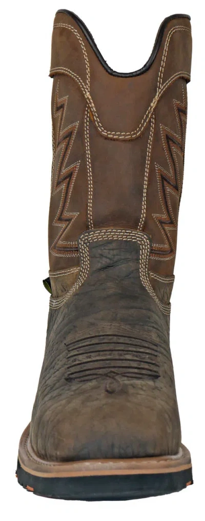 Hoss Boot Company Hoss Fracker Composite Toe Met Guard Work Boot In Brown
