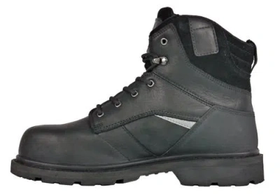Hoss Boot Company Hoss Carson 6" Black Composite Toe Work Boot In Black