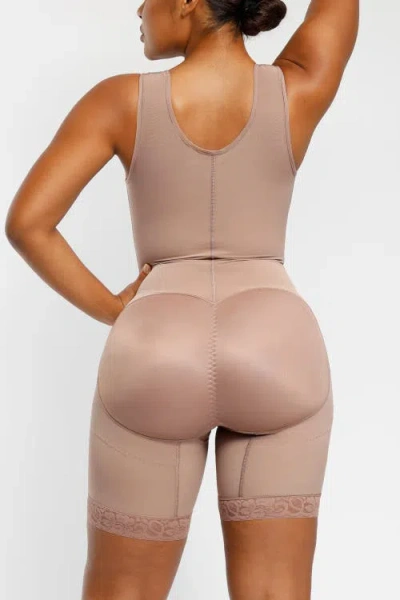 Shapellx Airslim® Post-surgical Full Coverage Bodysuit In Gray