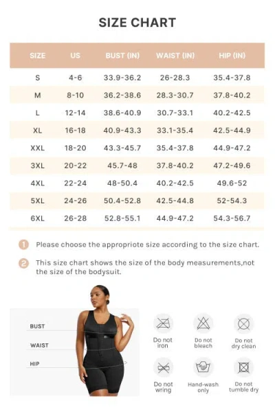 Shapellx Airslim® Post-surgical Full Coverage Bodysuit In Black