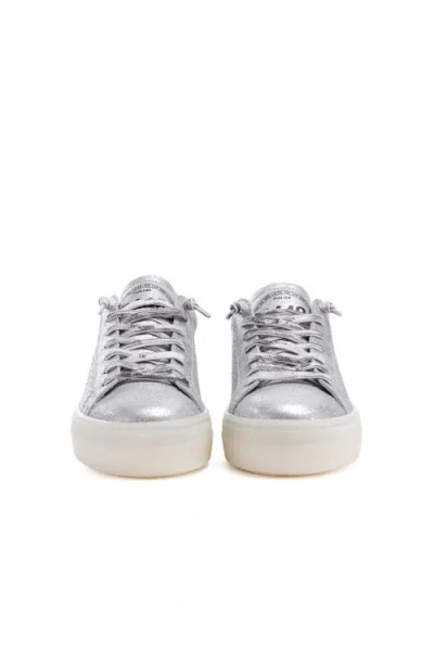 P448 Thea Platform Sneaker In Silver