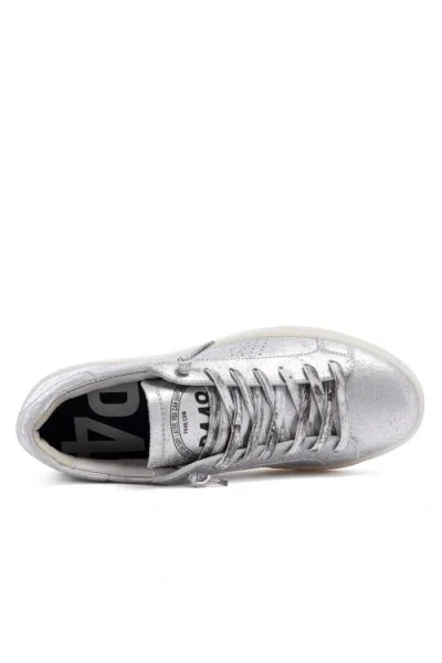 P448 Thea Platform Sneaker In Silver