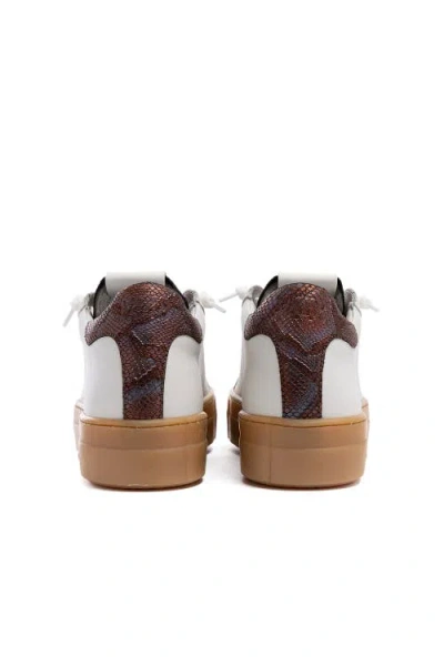 P448 Thea Platform Sneaker In White