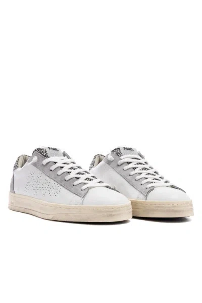 P448 Jack Spot White Sneaker In Multi
