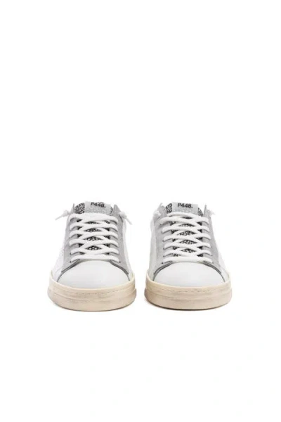 P448 Jack Spot White Sneaker In Multi