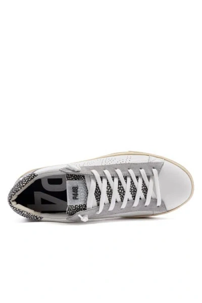 P448 Jack Spot White Sneaker In Multi