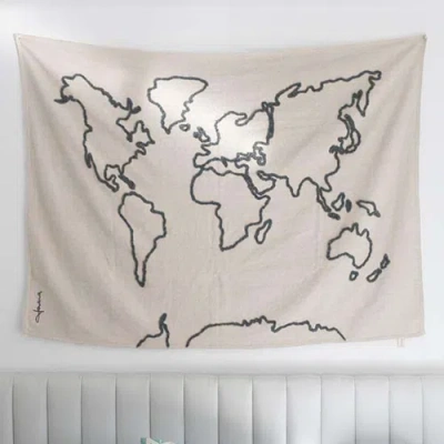 Lorena Canals Wall Hanging Canvas Map In Multi