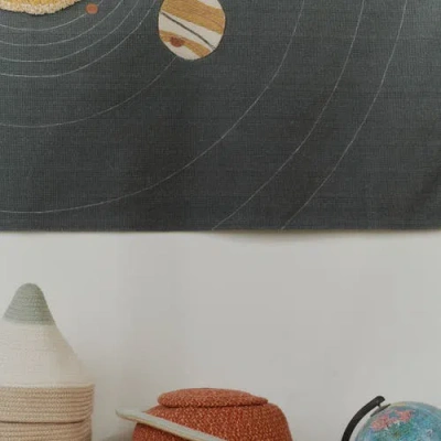 Lorena Canals Wall Hanger Solar System In Green