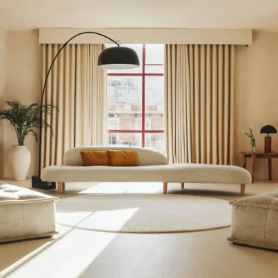 Lorena Canals Woolable Rug Rond Natural In White