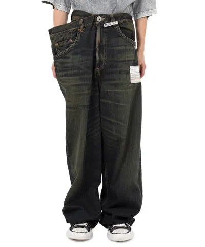Miharayasuhiro Huge Layerd Jeans In Green