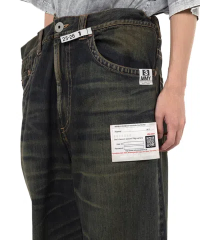 Miharayasuhiro Huge Layerd Jeans In Green