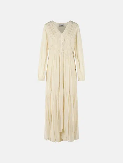 Isabel Marant Étoile Isabel Marant Etoile Briane Long Ecru Dress In White