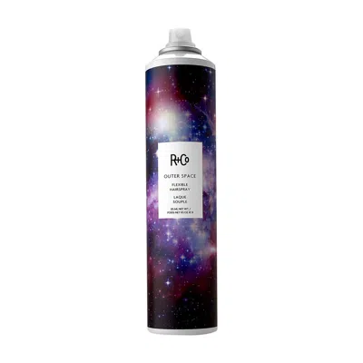 R + Co Outer Space Flexible Hairspray In White