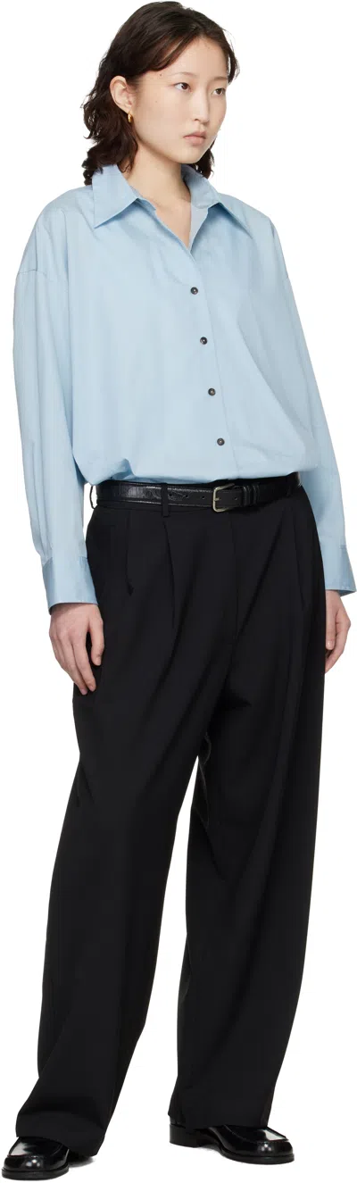 Cordera Blue Oversized Shirt In Blue