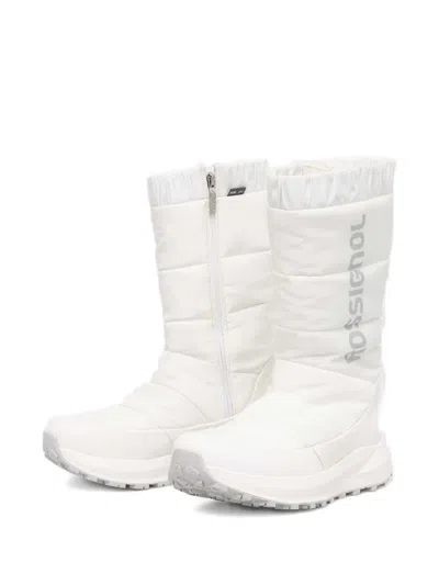 Rossignol Quilted-design Snow Boots In White
