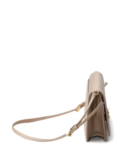 Prada Leather Mini Bag In Brown
