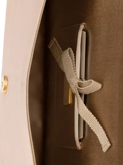Prada Leather Mini Bag In Brown